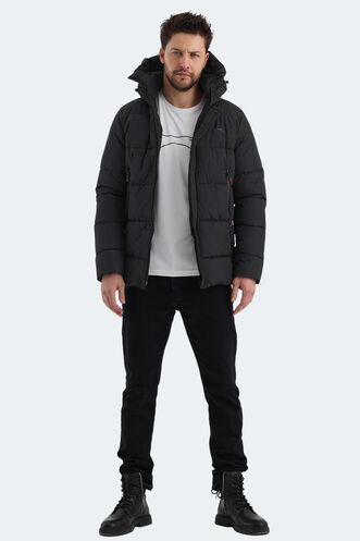 Slazenger GAFAR Men's Coat & Jacket Black - Thumbnail