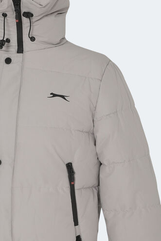 Slazenger GAFAR Plus Size Men's Coat & Jacket Beige - Thumbnail