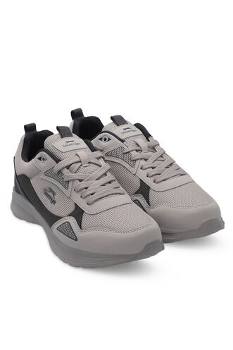 Slazenger GAIN GA Sneaker Erkek Ayakkabı Gri - Koyu Gri - Thumbnail