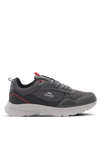 Slazenger - Slazenger GAIN GA Sneaker Erkek Ayakkabı Koyu Gri - Siyah