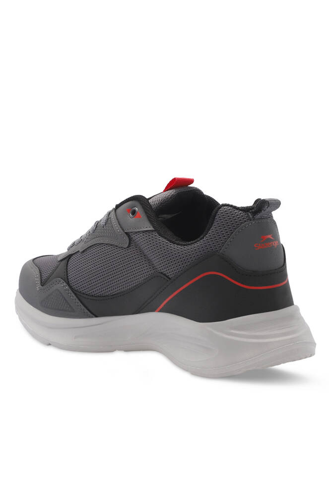 Slazenger GAIN GA Sneaker Erkek Ayakkabı Koyu Gri - Siyah