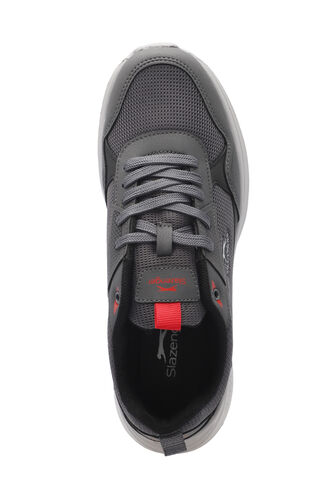 Slazenger GAIN GA Sneaker Erkek Ayakkabı Koyu Gri - Siyah - Thumbnail