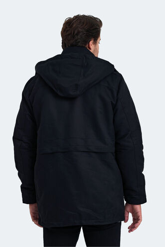 Slazenger GAL Erkek Mont & Ceket Siyah - Thumbnail