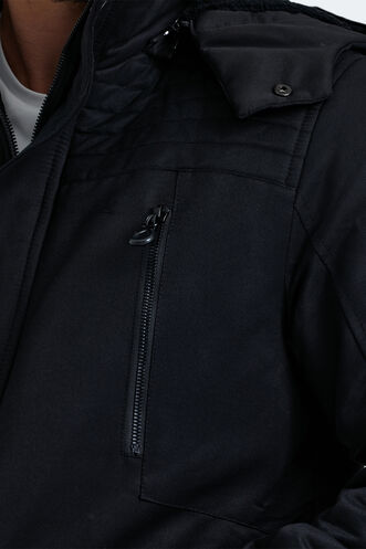 Slazenger GAL Erkek Mont & Ceket Siyah - Thumbnail