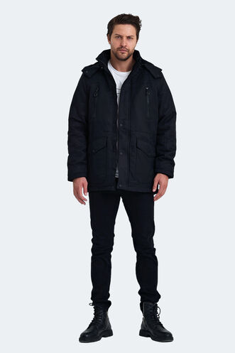 Slazenger GAL Erkek Mont & Ceket Siyah - Thumbnail