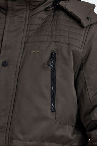 Slazenger GAL Erkek Mont & Ceket Vizon - Thumbnail