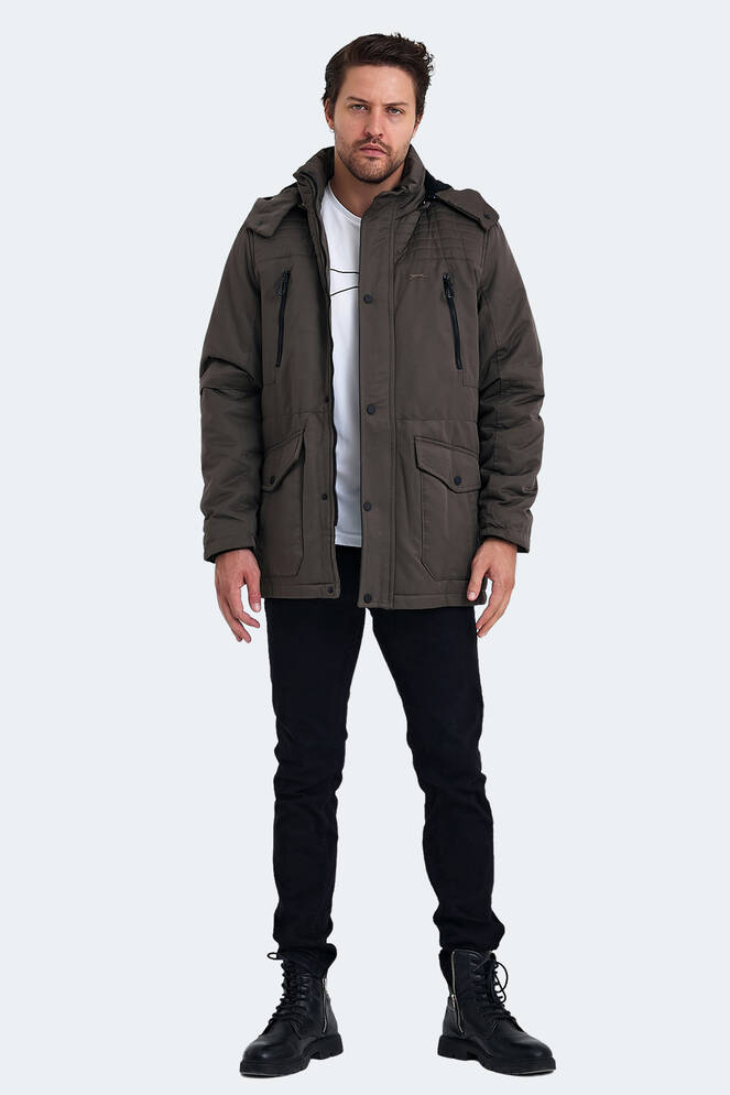 Slazenger GAL Erkek Mont & Ceket Vizon