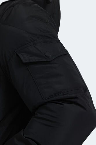 Slazenger GALAL Erkek Mont & Ceket Siyah - Thumbnail