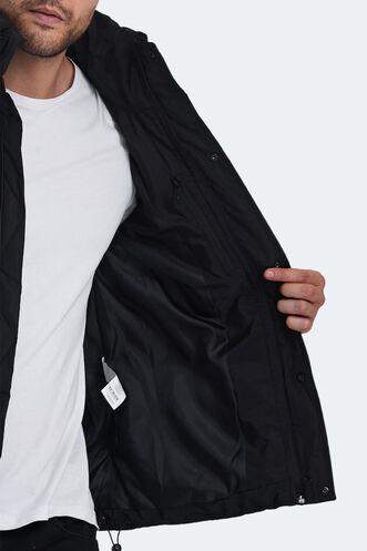 Slazenger GALAL Erkek Mont & Ceket Siyah - Thumbnail