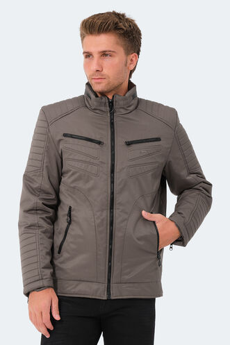 Slazenger - Slazenger GALIT Erkek Mont & Ceket Koyu Gri Slazenger - Slazenger GALIT Erkek Mont & Ceket Koyu Gri