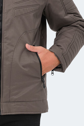 Slazenger GALIT Erkek Mont & Ceket Koyu Gri - Thumbnail