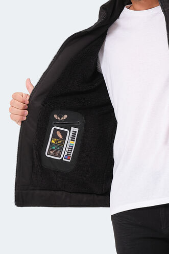 Slazenger GALIT Erkek Mont & Ceket Siyah - Thumbnail