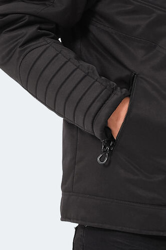 Slazenger GALIT Erkek Mont & Ceket Siyah - Thumbnail