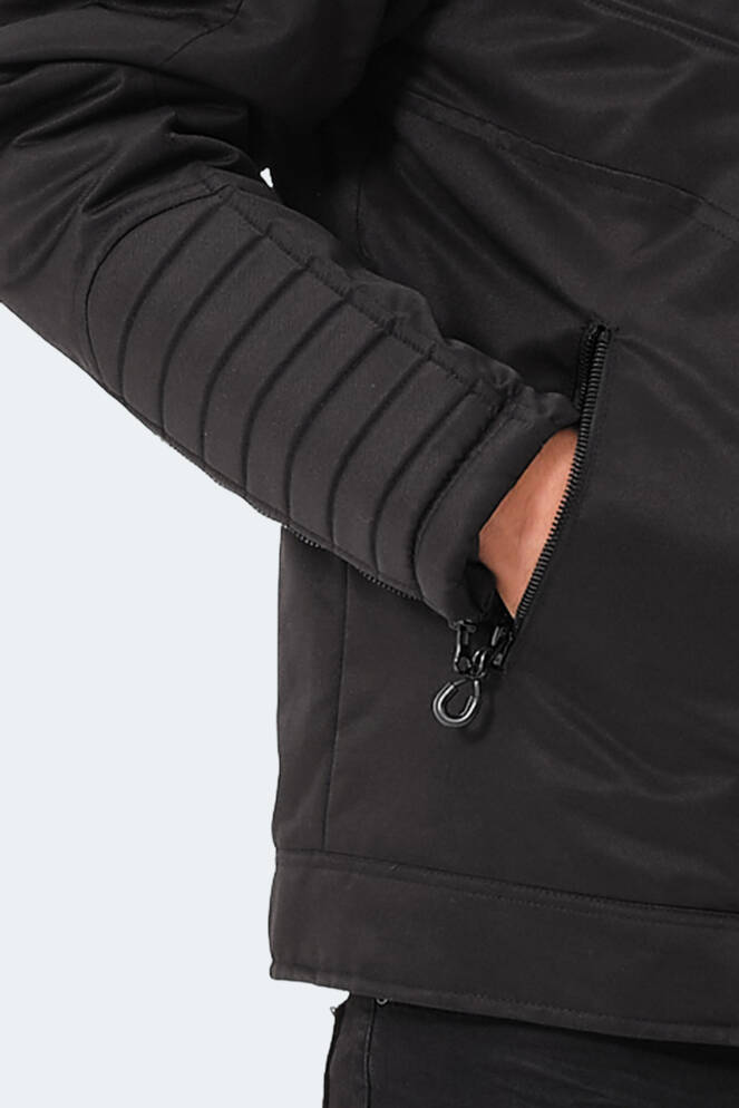 Slazenger GALIT Men's Coat & Jacket Black Slazenger GALIT Men's Coat & Jacket Black