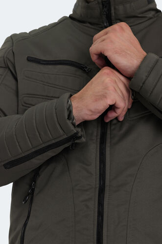 Slazenger GALIT Men's Coat & Jacket Dark Gray - Thumbnail