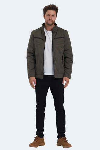 Slazenger GALIT Men's Coat & Jacket Dark Gray - Thumbnail