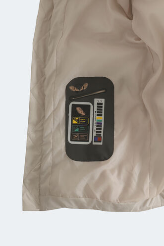 Slazenger GANEA Büyük Beden Erkek Mont & Ceket Bej - Thumbnail