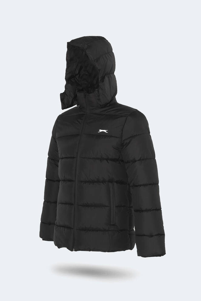 Slazenger GANEA Büyük Beden Erkek Mont & Ceket Siyah