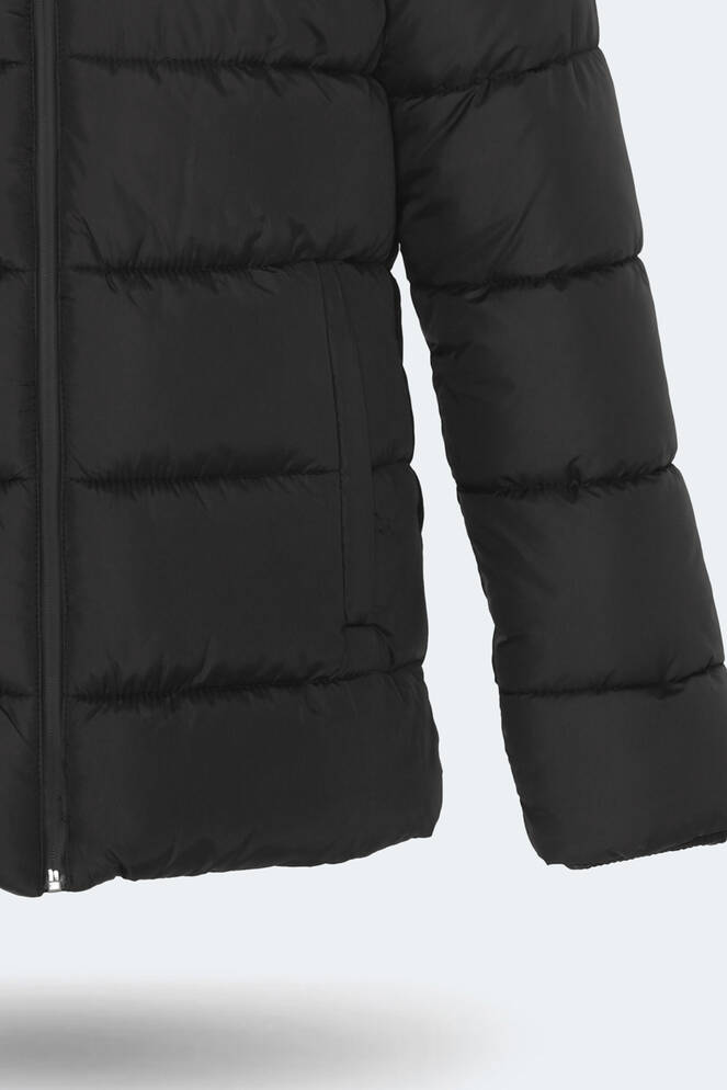 Slazenger GANEA Büyük Beden Erkek Mont & Ceket Siyah