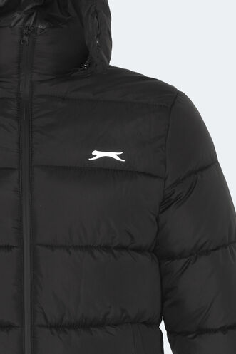 Slazenger GANEA Büyük Beden Erkek Mont & Ceket Siyah - Thumbnail