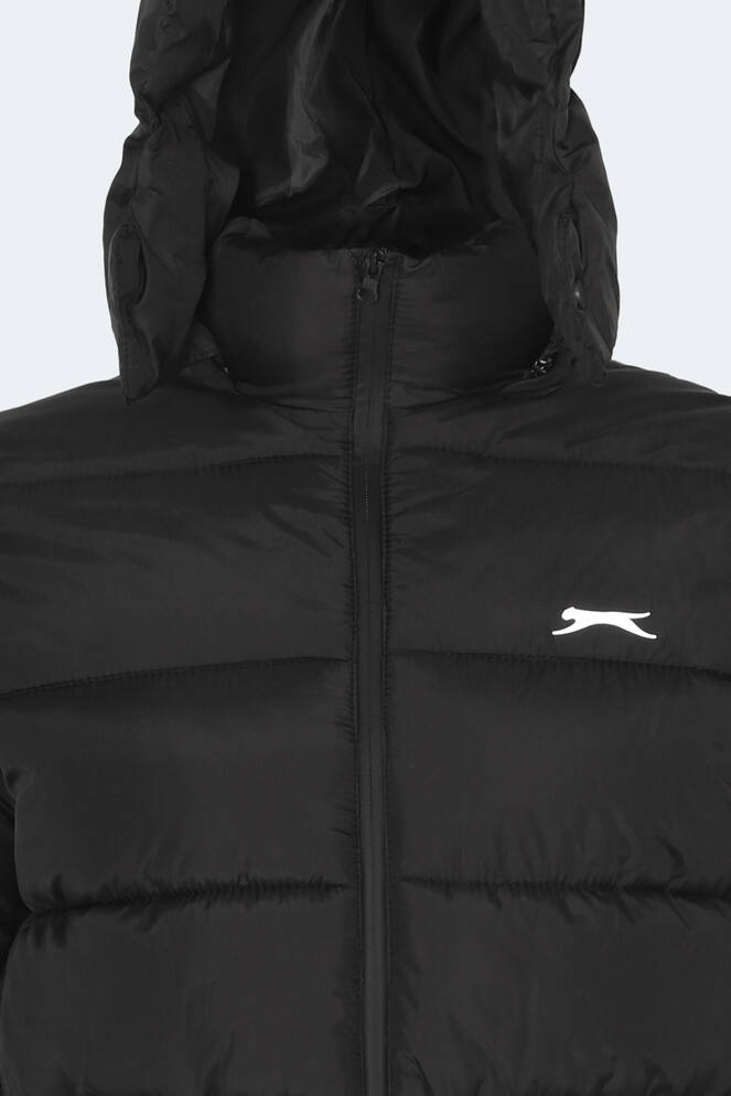 Slazenger GANEA Büyük Beden Erkek Mont & Ceket Siyah