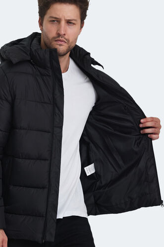 Slazenger GANEA Erkek Mont & Ceket Siyah - Thumbnail