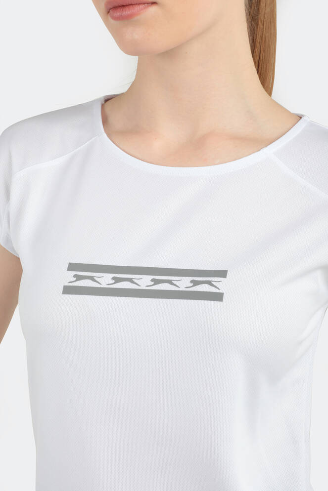 Slazenger GANIX Kadın Beyaz Tişört