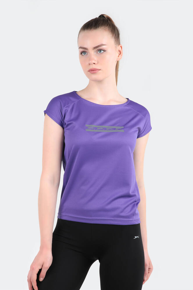 Slazenger GANIX Kadın Lila Tişört