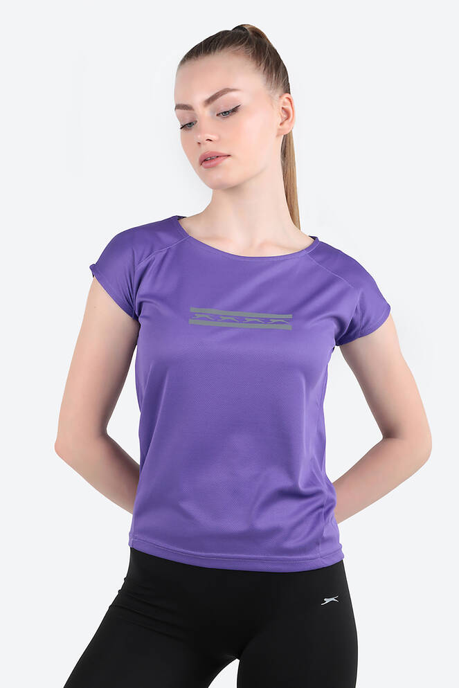 Slazenger GANIX Kadın Lila Tişört