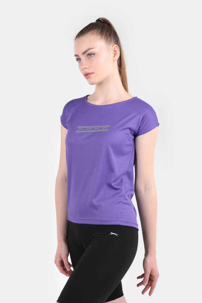 Slazenger GANIX Kadın Lila Tişört