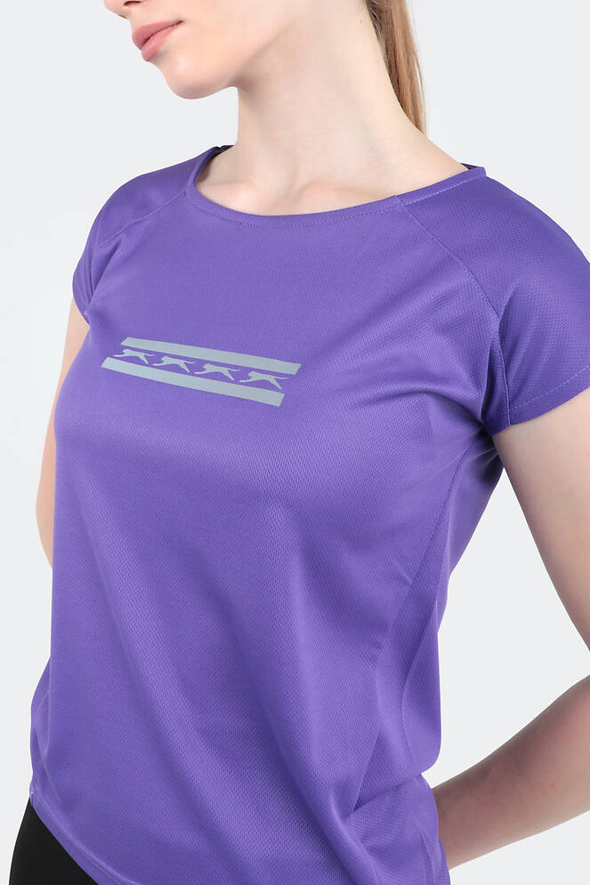 Slazenger GANIX Kadın Lila Tişört