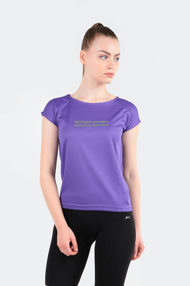 Slazenger GANIX Kadın Lila Tişört