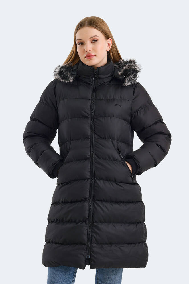 Slazenger GARLIC Women's Coat & Jacket Black