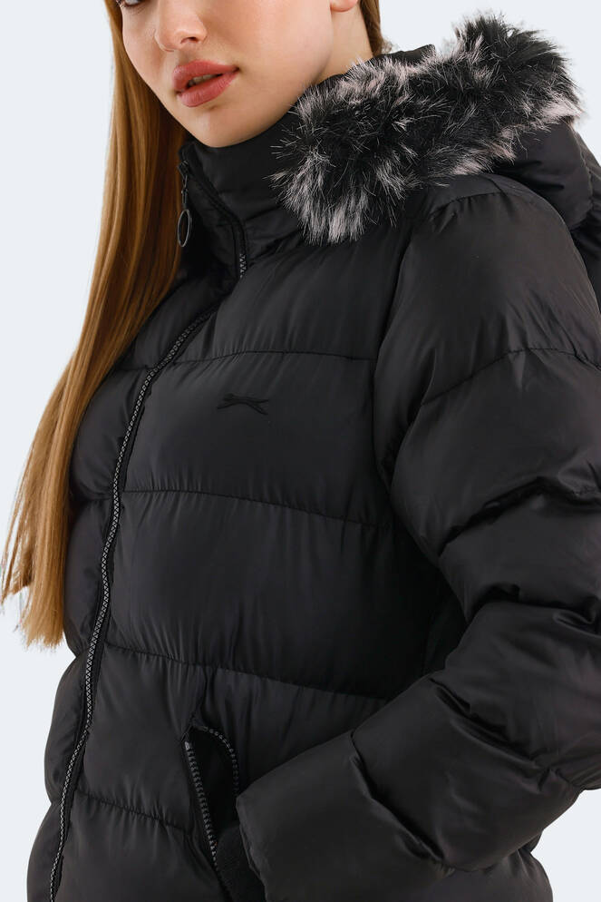 Slazenger GARLIC Women's Coat & Jacket Black