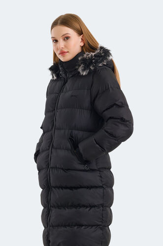 Slazenger GARLIC Women's Coat & Jacket Black - Thumbnail