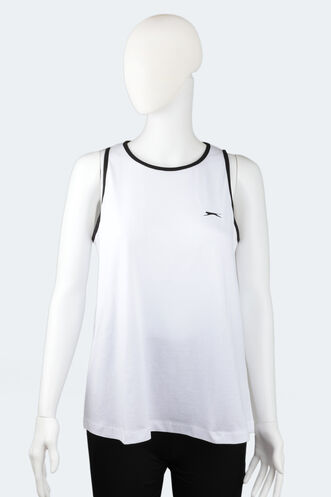 Slazenger - Slazenger GAZ Kadın Fitness Atlet Beyaz