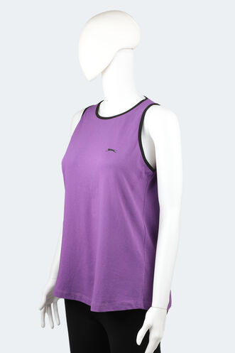 Slazenger GAZ Kadın Tişört Lila - Thumbnail