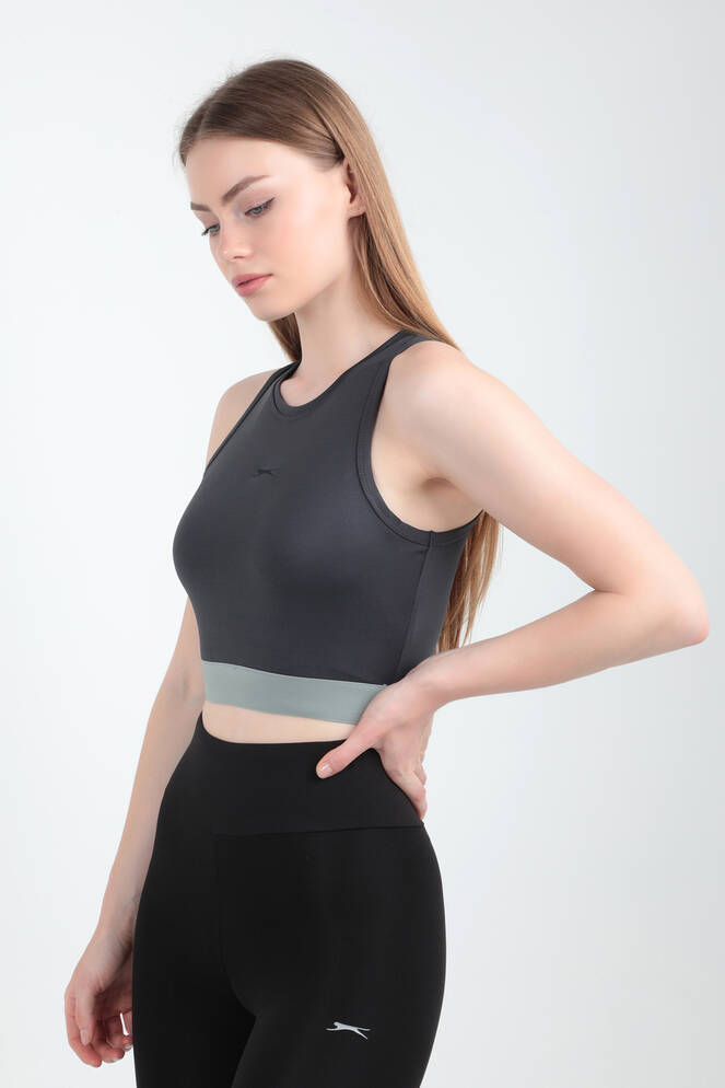 Slazenger GEENA Women's Fitness Tank Top Dark Grey