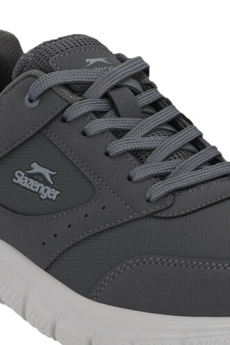 Slazenger GENFIT Erkek Büyük Beden Koyu Gri Koşu & Yürüyüş Spor Ayakkabısı - Thumbnail