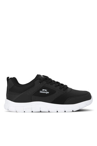 Slazenger - Slazenger GENFIT Erkek Büyük Beden Siyah / Beyaz Koşu & Yürüyüş Spor Ayakkabısı
