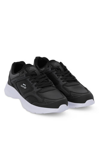Slazenger GIMA Erkek Siyah / Beyaz Günlük Spor Ayakkabısı - Thumbnail
