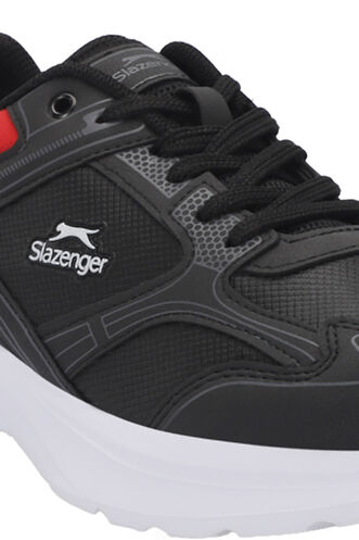 Slazenger GIMA Erkek Sneaker Ayakkabıları Siyah - Kırmızı - Thumbnail
