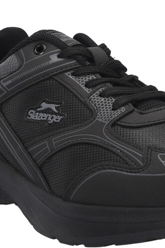 Slazenger GIMA Erkek Sneaker Ayakkabıları Siyah - Siyah - Thumbnail
