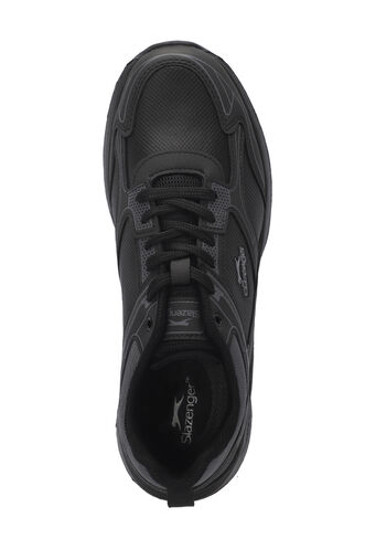 Slazenger GIMA Erkek Sneaker Ayakkabıları Siyah - Siyah - Thumbnail