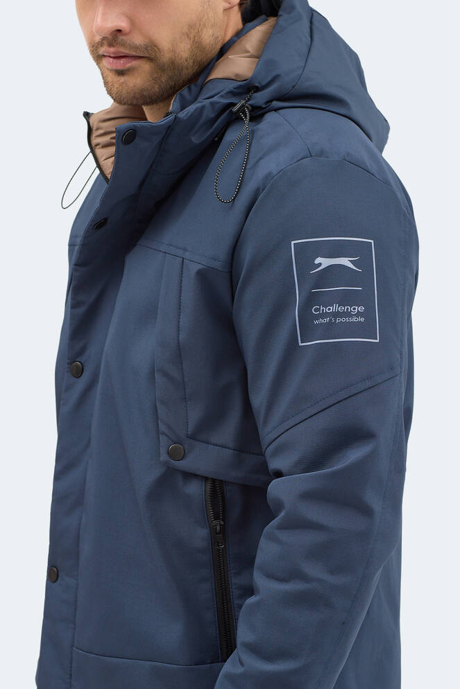 Slazenger GLOBE Erkek Lacivert Mont & Kaban