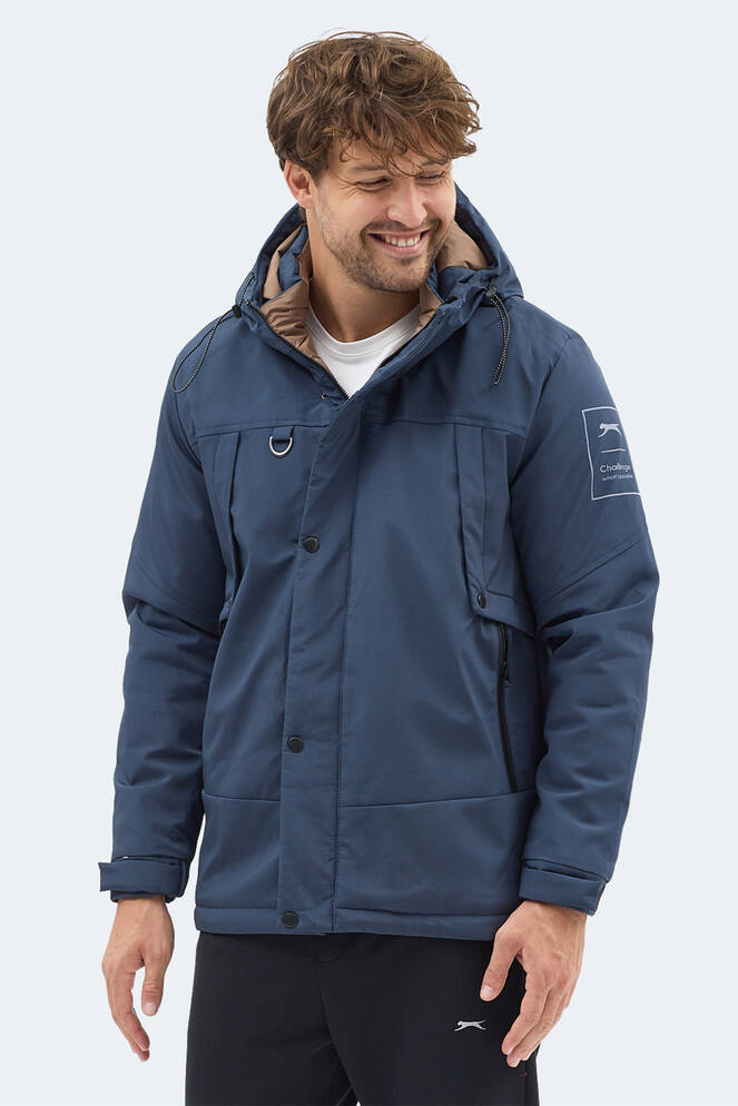 Slazenger GLOBE Erkek Lacivert Mont & Kaban