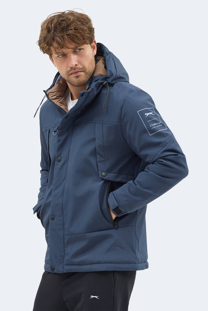 Slazenger GLOBE Erkek Lacivert Mont & Kaban