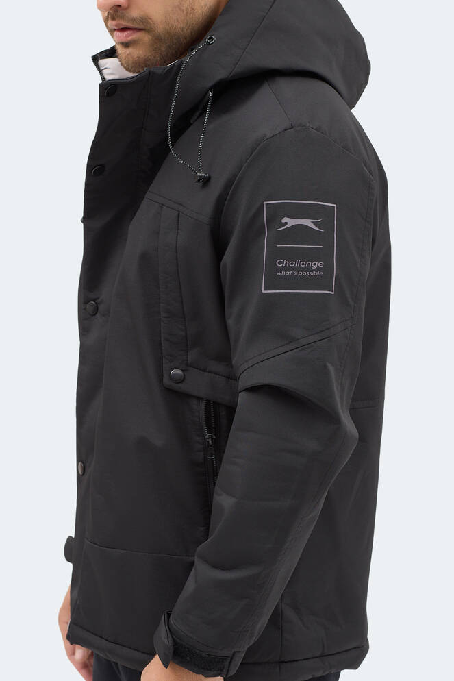 Slazenger GLOBE Erkek Siyah Mont & Kaban