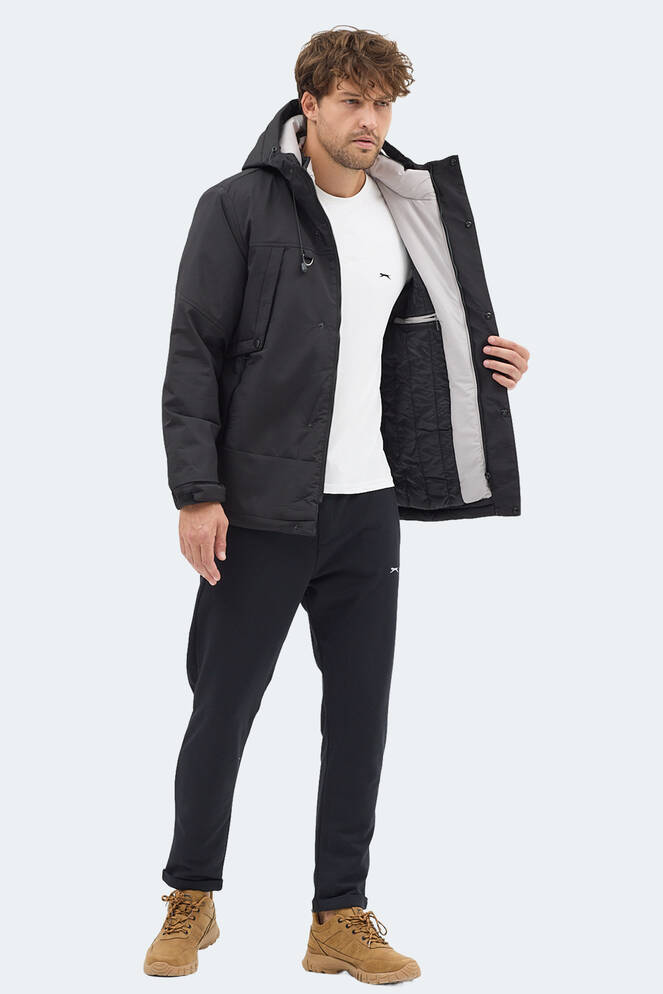 Slazenger GLOBE Erkek Siyah Mont & Kaban