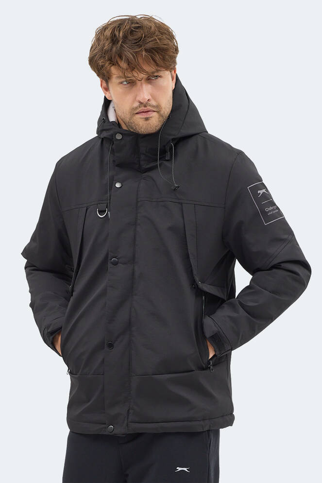 Slazenger GLOBE Erkek Siyah Mont & Kaban